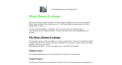 Desktop Screenshot of disneybanner.com